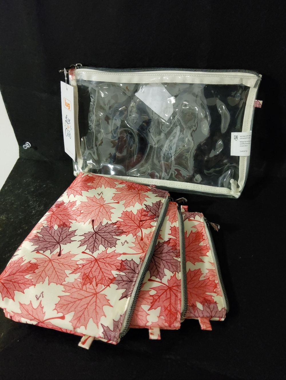 Lug, Tackle, Maples Cream Print Cosmetic/storage Pouches - Picture 2 of 6